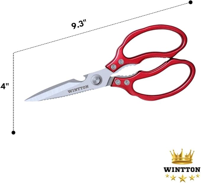 Kitchen Scissors - Kitchen Shears for Chicken and Meat Cutting - Cooking Scissors - Kitchen Shears For Food - Scissors Kitchen - Stainless Food Kitchen Scissors for Chicken - Food Scissors - Image 2