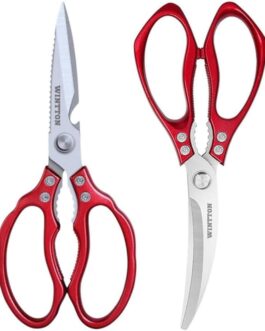 2 Pcs Kitchen Scissors - Kitchen Shears - Set Chicken Shears - Cooking Scissors - Meat Cutting Scissors, Chicken Cutter, Chicken Cutting Scissors, Food Scissors Kitchen Shears